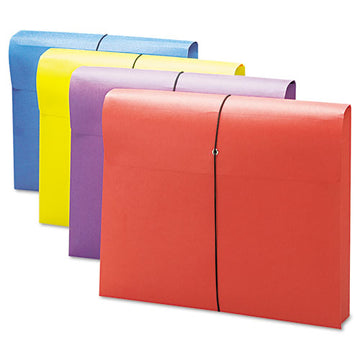 Smead® Expanding Wallet With Antimicrobial Product Protection, 2" Expansion, 1 Section, Legal Size, Assorted, 4-pack freeshipping - TVN Wholesale